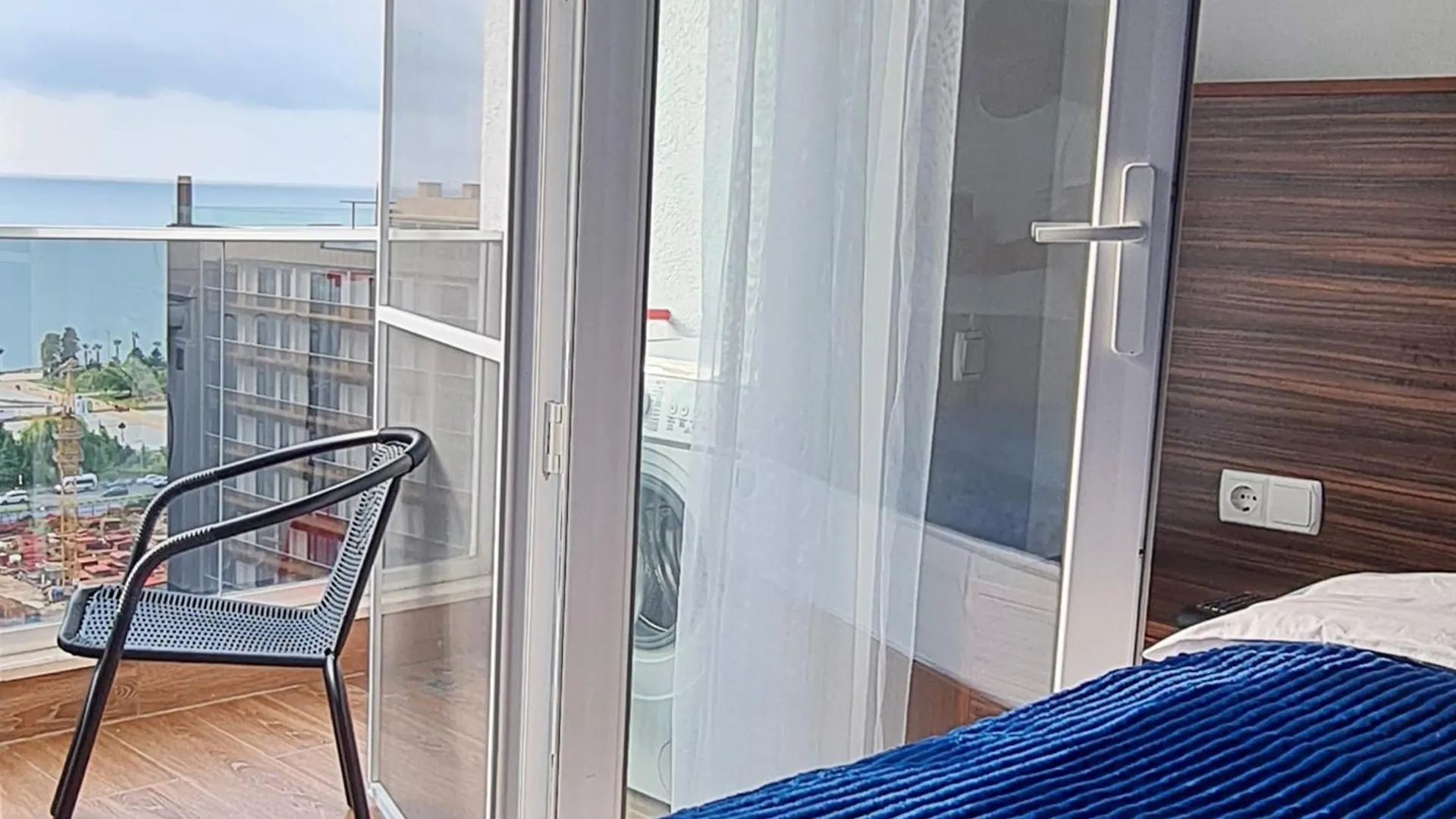 Cozy Sea View Queen Bed Studio#2 Free Wi-Fi Washer Balcony Bidet Batumi